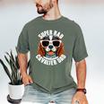Cavalier King Charles Spaniel Dad Father’s Day Men's Comfort Colors T-Shirt Moss
