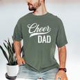 Cheer Dad Green Cheerleading Matching Parents Men's Comfort Colors T-Shirt Moss