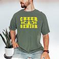 Cheerleading Senior Night Cheer Senior 2025 Graduation 10 Men's Comfort Colors T-Shirt Moss