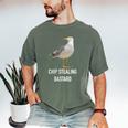 Chip Stealing Seagull Men Women Seaside Holiday Memory Men's Comfort Colors T-Shirt Moss Chip Stealing Seagull Men Women Seaside Holiday Memory Men's Comfort Colors T-Shirt Moss