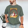 Christian Jesus Religious Sayings Catholic Introvert Men's Comfort Colors T-Shirt Moss