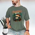 Christmas Movies Chill Retro VHS Holiday Nostalgia Men's Comfort Colors T-Shirt Moss