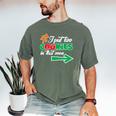 Christmas Twins Expecting Dad T-Shirt Pregnant Wife Tee Men's Comfort Colors T-Shirt Moss