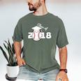 Class Of 2018 Baseball Senior Graduation Shirt Grad Men's Comfort Colors T-Shirt Moss