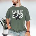Class Of 2018 Graduation Dabbing Panda Bear Men's Comfort Colors T-Shirt Moss