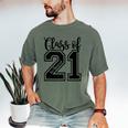 Class Of 2021 Senior 21 Cool Graduation Men's Comfort Colors T-Shirt Moss