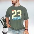 Class Of 2023 Seniors 23 Crew Senior Graduation Idea Men's Comfort Colors T-Shirt Moss