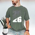 Class Of 2026 High School Senior Graduation Grey Sport Style Men's Comfort Colors T-Shirt Moss