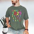 Class Of 2029 Senior Class 2029 Idea Graduation Grow With Me Men's Comfort Colors T-Shirt Moss