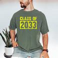Class Of 2033 Future Graduation Tee T-Shirt Men's Comfort Colors T-Shirt Moss