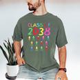 Class Of 2038 Senior Class 2038 Idea Graduation Grow With Me Men's Comfort Colors T-Shirt Moss