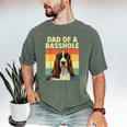 Cool Basset Hound For Men Dad Dog Basset Hound Lovers Men's Comfort Colors T-Shirt Moss