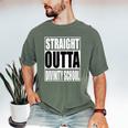 Cool Straight Outta Divinity School Graduation Shirt Men's Comfort Colors T-Shirt Moss