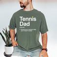 Cool Tennis Novelty For Men Dad Tennis Lover Tennis Player Men's Comfort Colors T-Shirt Moss