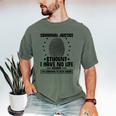 Criminal Justice School Degree Graduation Day Student Men's Comfort Colors T-Shirt Moss
