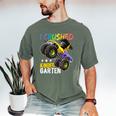 I Crushed Kindergarten Monster Truck Graduation Boys Small Men's Comfort Colors T-Shirt Moss