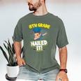 Dabbing Graduation Boy 8th Grade Class Of 2021 Men's Comfort Colors T-Shirt Moss