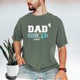 Dad 4 Fourth Time Dad Dad Of Four Men's Comfort Colors T-Shirt Moss