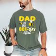 Dad Of The Bee Day Girl Hive Party Matching Birthday Sweet Men's Comfort Colors T-Shirt Moss