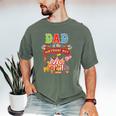 Dad Of The Birthday Boy Carnival Circus 1st Birthday Party Men's Comfort Colors T-Shirt Moss