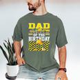 Dad Of The Birthday Boy Construction Truck Men's Comfort Colors T-Shirt Moss
