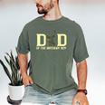 Dad Of The Birthday Boy Deer Hunter Camouflage Flag Men's Comfort Colors T-Shirt Moss