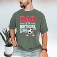 Dad Of The Birthday Boy Shirt Soccer Party Family Daddy Men's Comfort Colors T-Shirt Moss