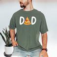 Dad Birthday Pizza 1st Birthday Pizza Family Matching Men's Comfort Colors T-Shirt Moss