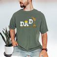Dad Construction Excavator Family Matching Bday Party Men's Comfort Colors T-Shirt Moss