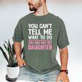 Dad For Father Daddy Papa Men From Daughter Dad Men's Comfort Colors T-Shirt Moss