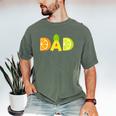 Dad Fruitarian Lover Summer Father Fruit Slice Men's Comfort Colors T-Shirt Moss Dad Fruitarian Lover Summer Father Fruit Slice Men's Comfort Colors T-Shirt Moss