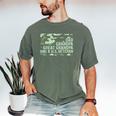 Dad Grandpa Great Grandpa Veteran Fathers Day Great Grandpa Men's Comfort Colors T-Shirt Moss