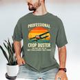 Dad Joke Farter Professional Crop Duster Men's Comfort Colors T-Shirt Moss