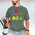 Dad I Love The 80's Retro 80s Nostalgia For Dad Premium Tri-Blend Men's Comfort Colors T-Shirt Moss Dad I Love The 80's Retro 80s Nostalgia For Dad Premium Tri-Blend Men's Comfort Colors T-Shirt Moss