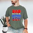 Dad And Mom Birthday Boy Spider Family Matching Men's Comfort Colors T-Shirt Moss
