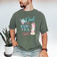 Dad Of The Par-Tea Girl Floral Tea Party Birthday Family Men's Comfort Colors T-Shirt Moss