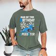 Dad Shirt Two Fast Two Curious Racing Cars Birthday Men's Comfort Colors T-Shirt Moss