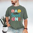 Dad Of The Sweet One 1st Birthday Girl Donut Party Men's Comfort Colors T-Shirt Moss