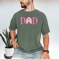 Dad Of The Sweet One Birthday Donut Girl 1st Birthday Men's Comfort Colors T-Shirt Moss