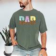 Dad Of The Sweet One Ice Cream 1st First Family Father's Day Men's Comfort Colors T-Shirt Moss