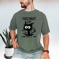 Dad Threenager Dad Daddy Of A Threenager Men's Comfort Colors T-Shirt Moss