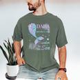 Dada Dad 1st Birthday Mermaid Oneder The Sea Family Matching Men's Comfort Colors T-Shirt Moss