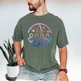 Dada Space Astronaut Rocket Birthday Party Men's Comfort Colors T-Shirt Moss