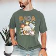 Dada Of The Wild One 1St Birthday Safari Jungle Animals Men's Comfort Colors T-Shirt Moss
