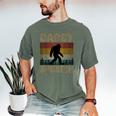 Daddy Squatch Bigfoot Dad Sasquatch Yeti Family Matching Men's Comfort Colors T-Shirt Moss