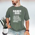Dancer Dad Dancing Father Of A Dancer Dad Men's Comfort Colors T-Shirt Moss