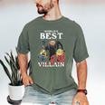 Despicable Me Minions Father's Day World's Best Dad Villain Men's Comfort Colors T-Shirt Moss Despicable Me Minions Father's Day World's Best Dad Villain Men's Comfort Colors T-Shirt Moss