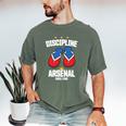 Discipline Arsenal Pinoy Nostalgia Filipino Tsinelas Premium Tri-Blend Men's Comfort Colors T-Shirt Moss