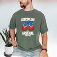 Discipline Arsenal Pinoy Nostalgia Filipino Tsinelas Men's Comfort Colors T-Shirt Moss Discipline Arsenal Pinoy Nostalgia Filipino Tsinelas Men's Comfort Colors T-Shirt Moss