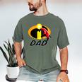 Disney And Pixar's The Incredibles Mr Incredible Dad Family Men's Comfort Colors T-Shirt Moss